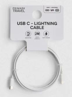 Cable de carga USB-C a Lightning de 2 metros
