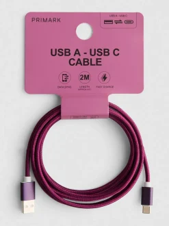 Cable de USB A a USB C de 2 m