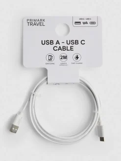 Cable USB-A a USB-C de 2 m