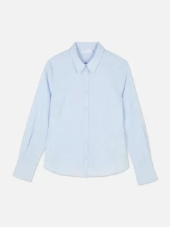 Camisa ajustada de manga larga