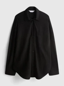 Camisa clásica en mezcla de algodón