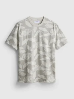 Camisa de manga corta estampada