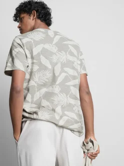 Camisa de manga corta estampada