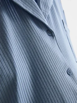 Camisa de pijama acanalada de premamá