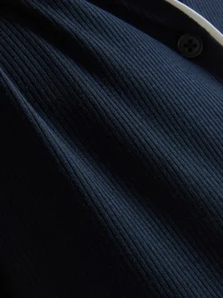 Camisa de pijama acanalada de premamá