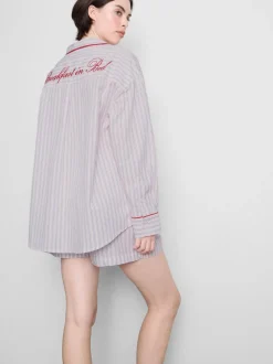 Camisa de pijama de algodón «Breakfast in Bed»