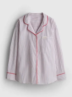 Camisa de pijama de algodón «Breakfast in Bed»