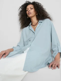 Camisa de punto holgada