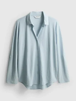 Camisa de punto holgada