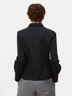 Camisa de trabajo en mezcla de algodón