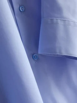 Camisa elástica de corte recto