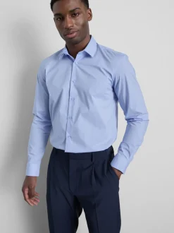 Camisa elástica de corte recto