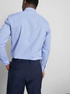 Camisa elástica de corte recto