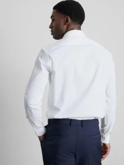 Camisa elástica de corte recto