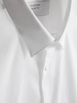 Camisa elástica de corte recto