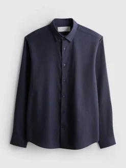 Camisa Oxford con textura