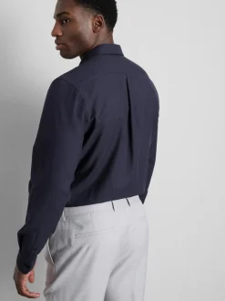 Camisa Oxford con textura