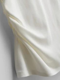 Camiseta asimétrica fruncida de The Edit