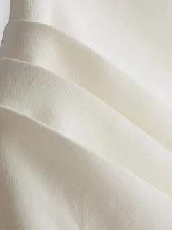 Camiseta bandeau asimétrica con mucho algodón