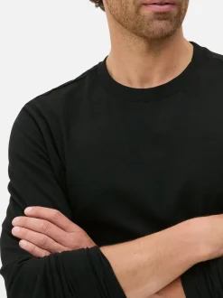 Camiseta básica de manga larga