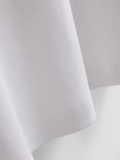 Camiseta básica de punto extragrande