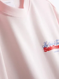 Camiseta con estampado gráfico de Saint-Tropez