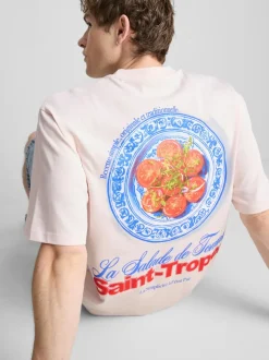 Camiseta con estampado gráfico de Saint-Tropez