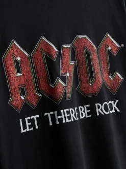 Camiseta con estampado gráfico de AC/DC