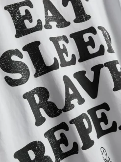 Camiseta con estampado gráfico de Fatboy Slim