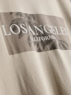 Camiseta con estampado gráfico «Los Angeles»