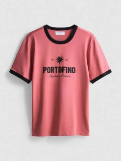 Camiseta con estampado gráfico de Portofino