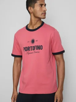 Camiseta con estampado gráfico de Portofino
