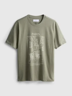 Camiseta con estampado gráfico «Paris»