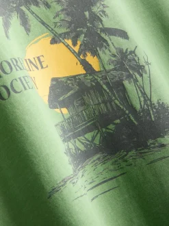 Camiseta con estampado gráfico de Shoreline Society