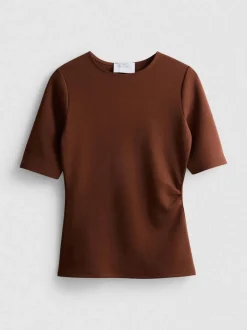 Camiseta con fruncido y mucho algodón By Coleen
