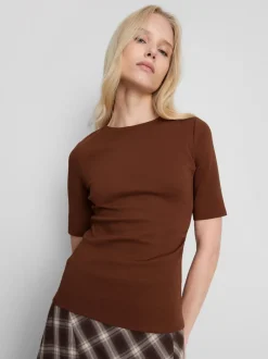 Camiseta con fruncido y mucho algodón By Coleen