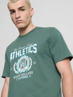 Camiseta con gráfico «Athletics»