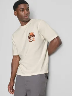 Camiseta con gráfico de grúa