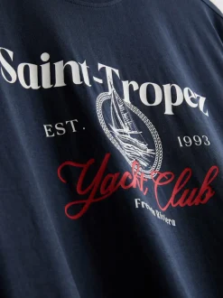Camiseta con gráfico «Yacht Club»