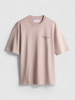 Camiseta con mensaje «Los Angeles»