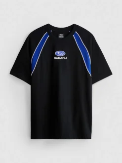 Camiseta con panel Subaru