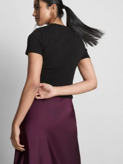 Camiseta corta clásica con mucho algodón