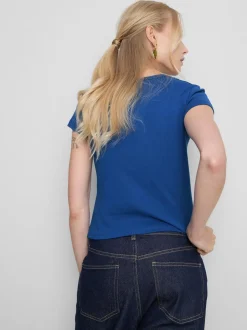 Camiseta de algodón con botones