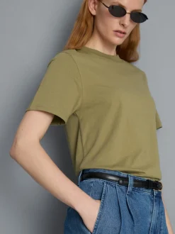 Camiseta de algodón con cuello redondo Ultimate