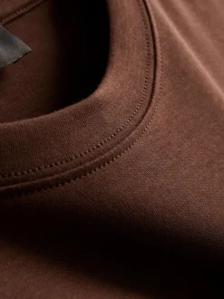 Camiseta de algodón con detalle retorcido