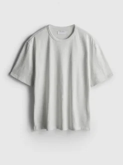Camiseta de algodón de corte holgado