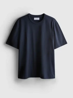 Camiseta de algodón de corte holgado