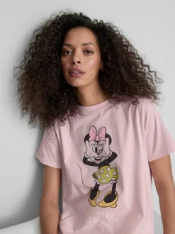 Camiseta de algodón de Minnie Mouse de Disney