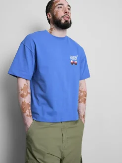 Camiseta de algodón puro con cerezas