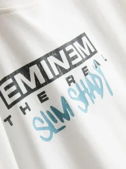 Camiseta de algodón puro con estampado de Eminem